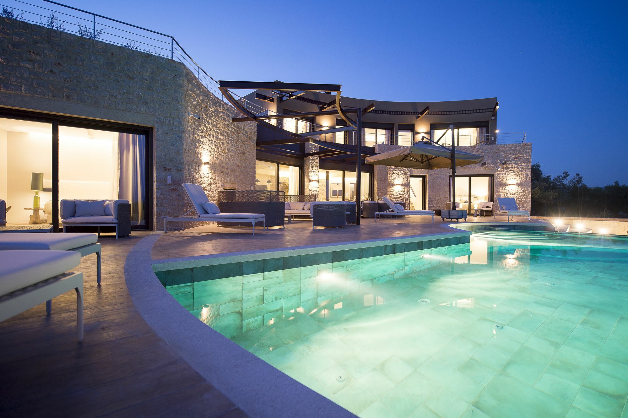 Luxury Villa The Olive Retreat Tragána Exterior foto