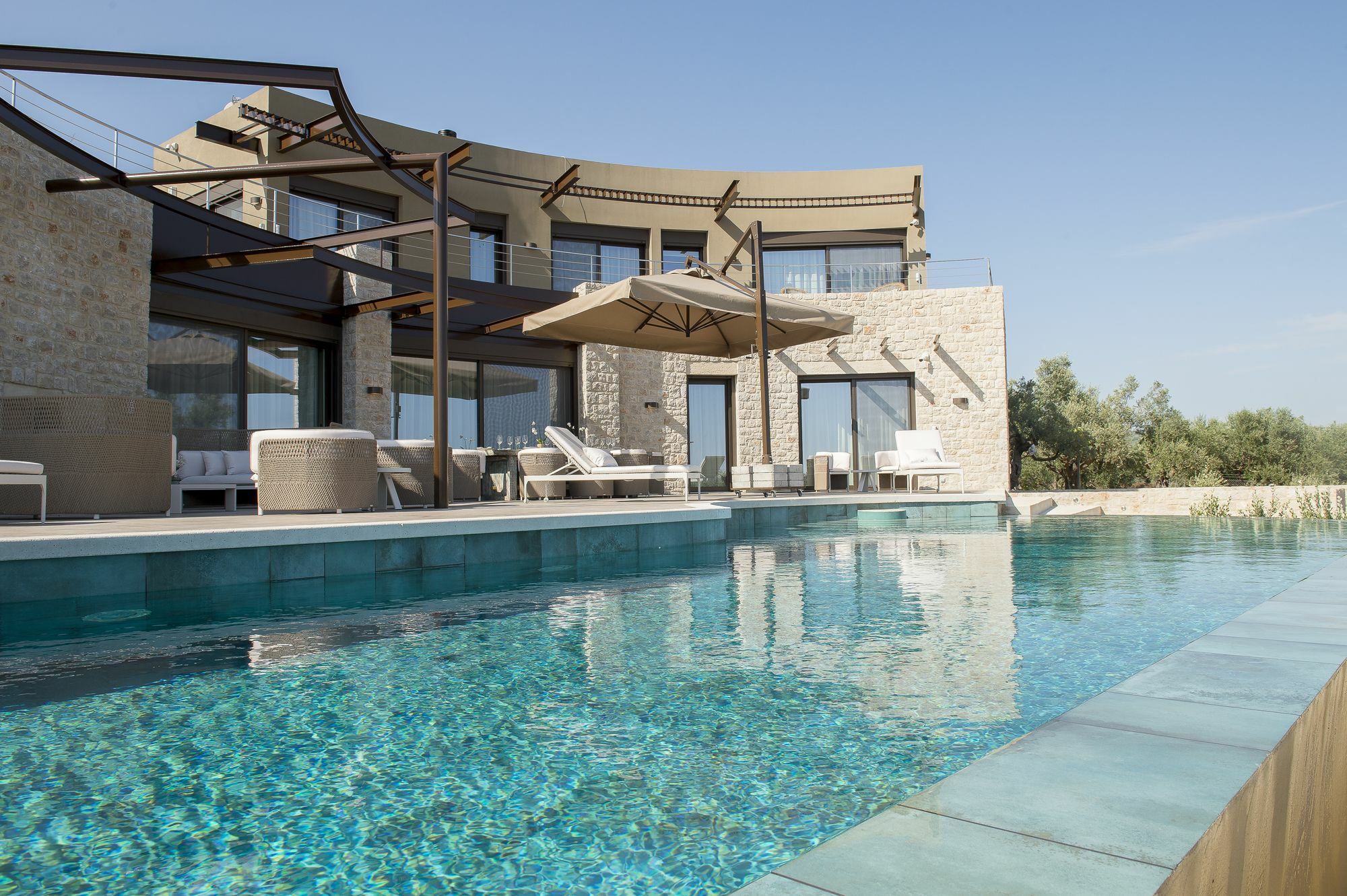 Luxury Villa The Olive Retreat Tragána Exterior foto